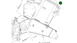 Трубка 208-70-64660 Komatsu