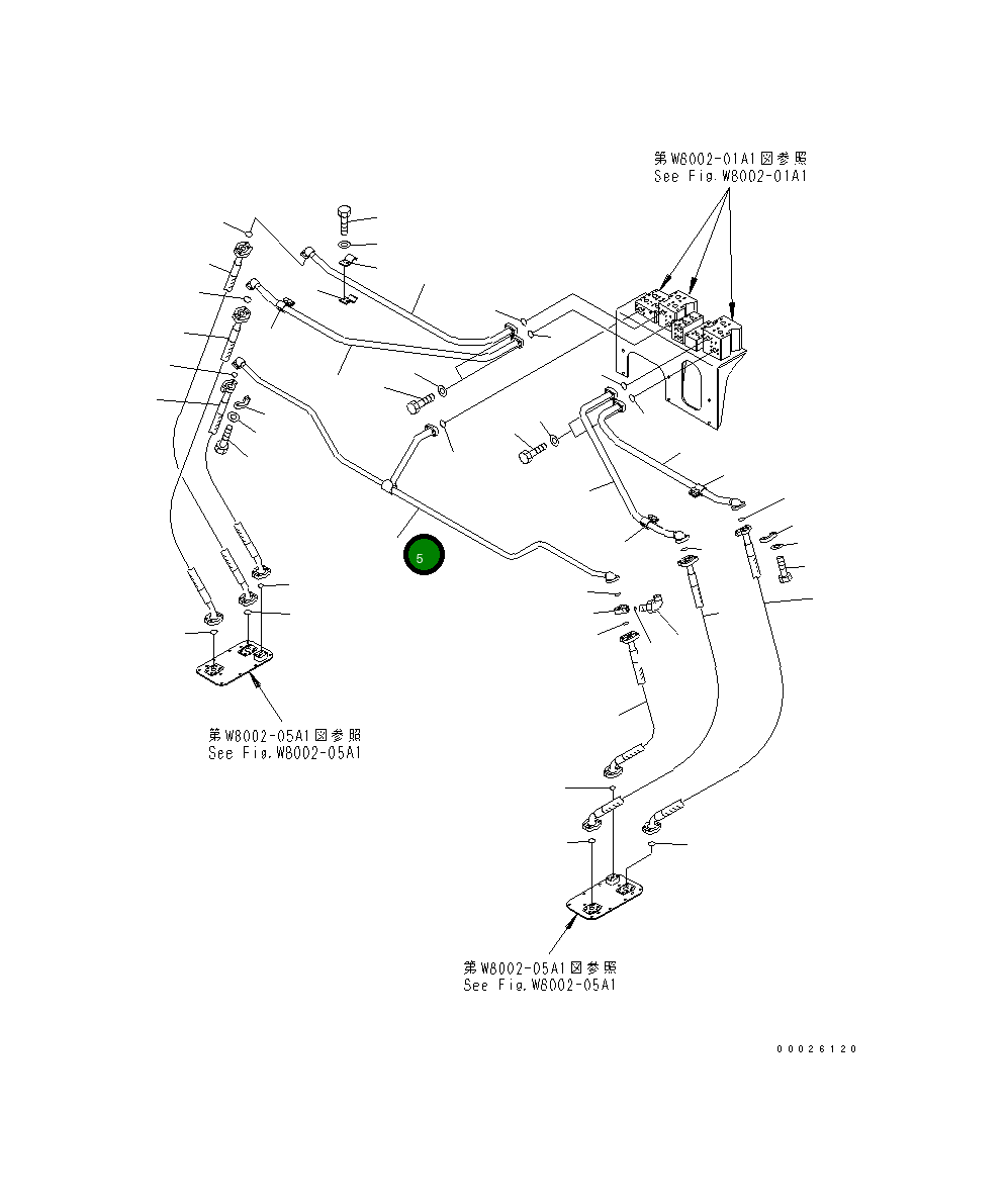 Трубка 208-871-2211 Komatsu