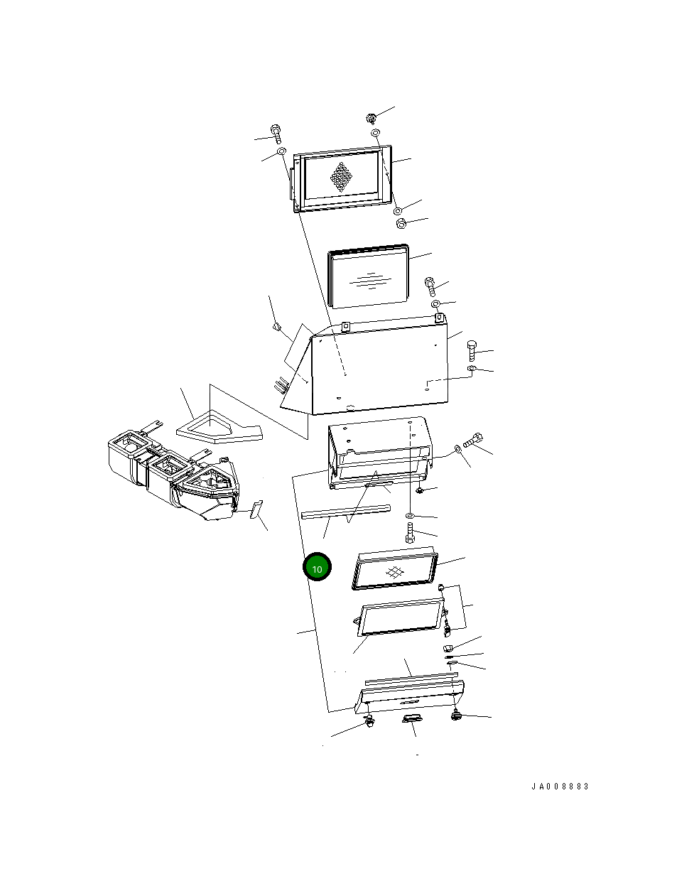 Уплотнение 423-07-33460 Komatsu