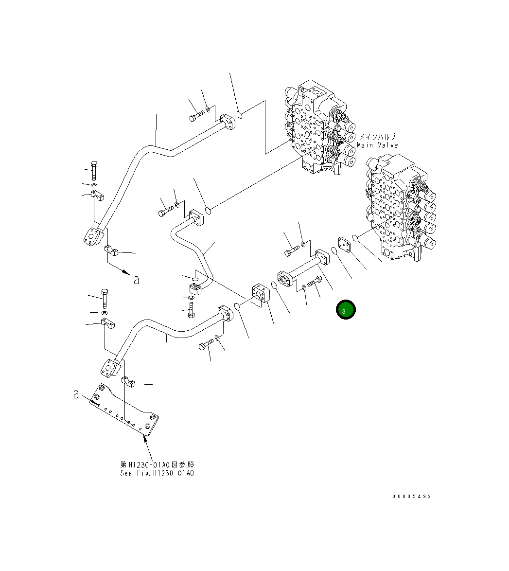 Трубка 209-62-71360 Komatsu