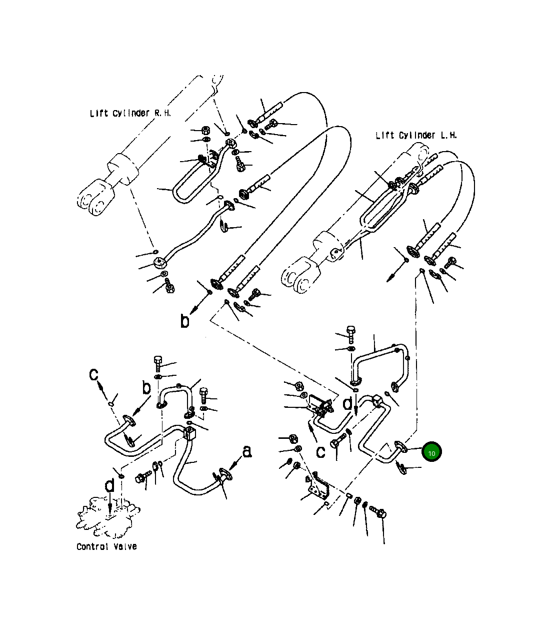 Трубка 424-S99-2121 Komatsu
