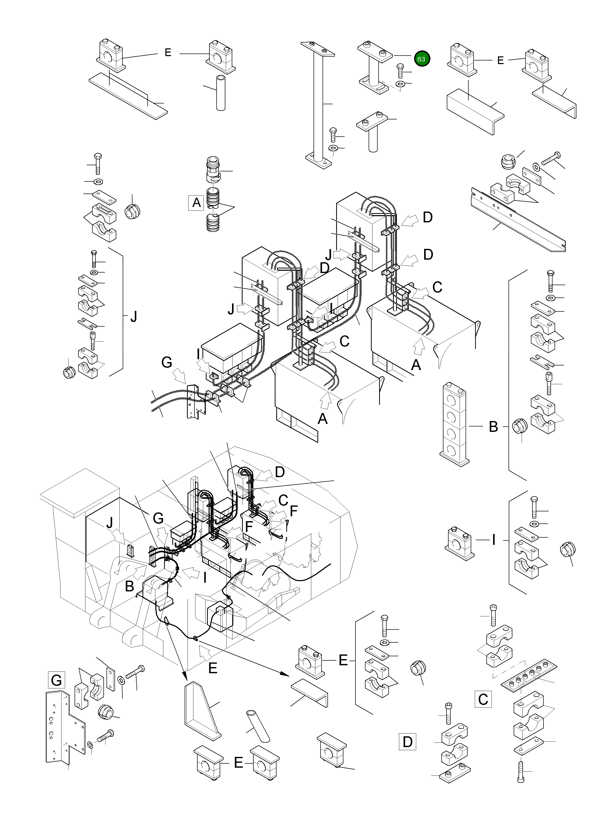 Фиксатор 966 573 40 Komatsu