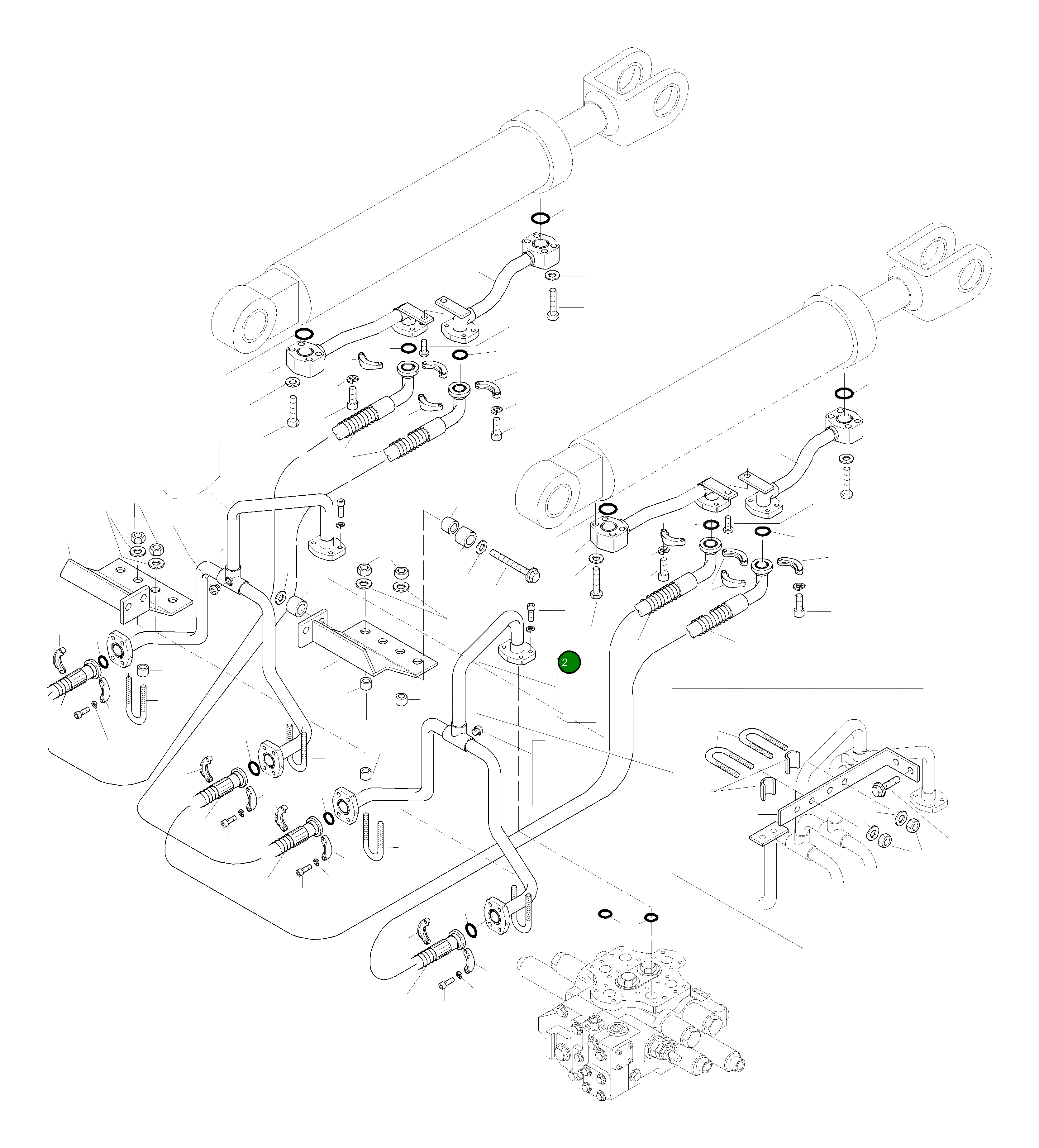 Труба 421-62-H3600 Komatsu