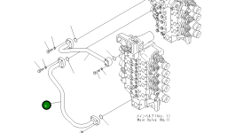 Трубка 209-62-52120 Komatsu