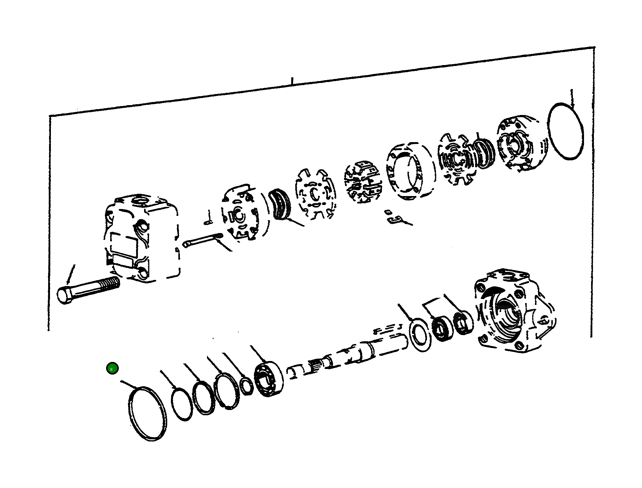 Уплотнение 4918838M1 Komatsu