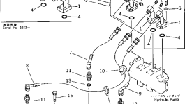 Шланг 21U-62-12230 Komatsu