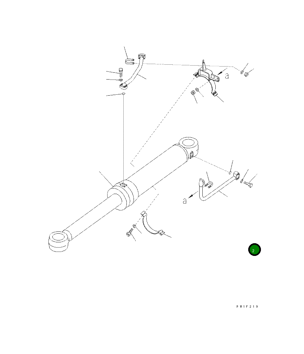 Трубка 208-62-64640 Komatsu