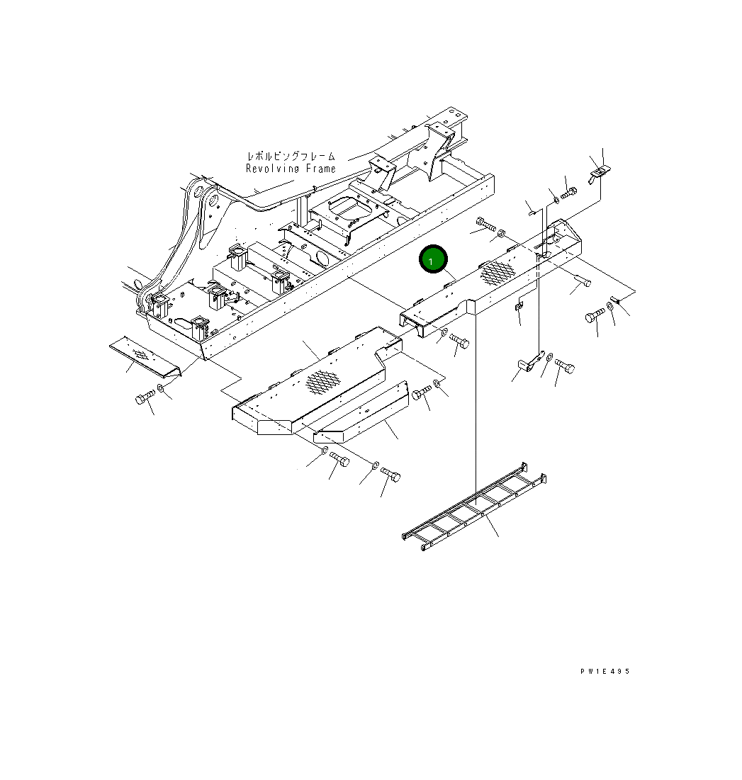 Ступень 21N-53-32131 Komatsu