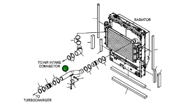 Трубка 425-03-33523 Komatsu