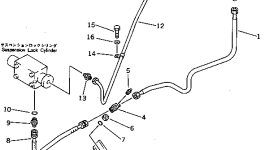 Трубка 20B-62-32361 Komatsu