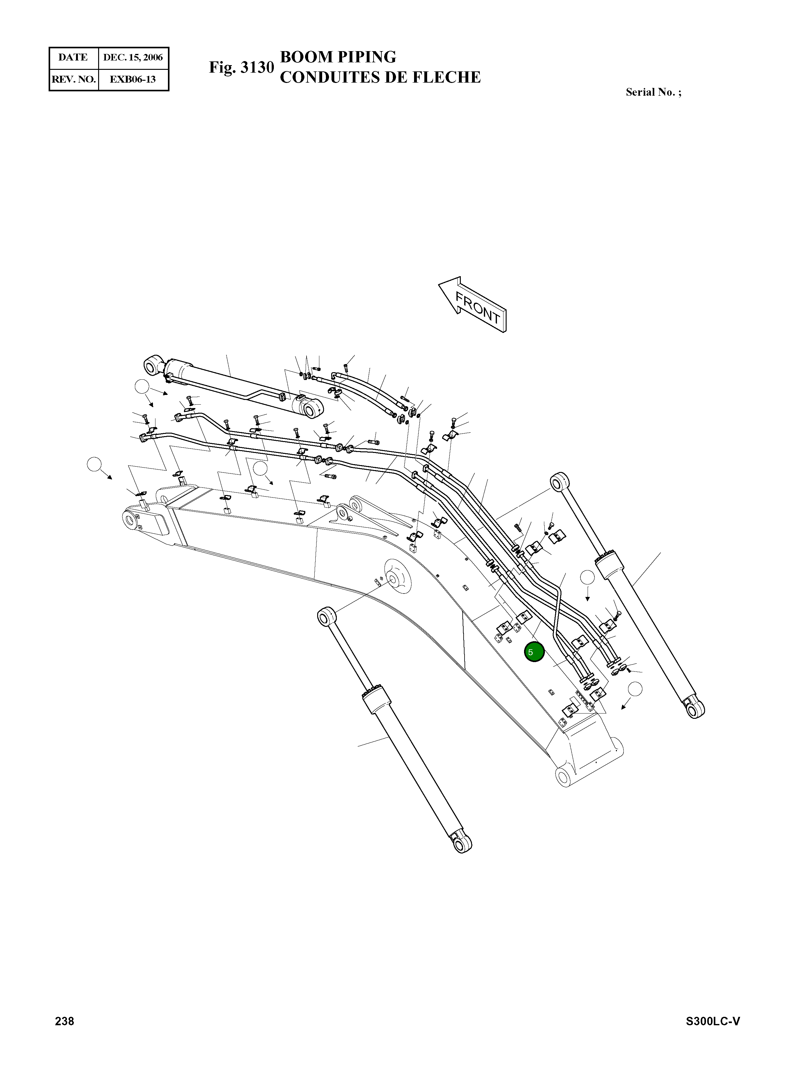 Труба 140-01010 Komatsu