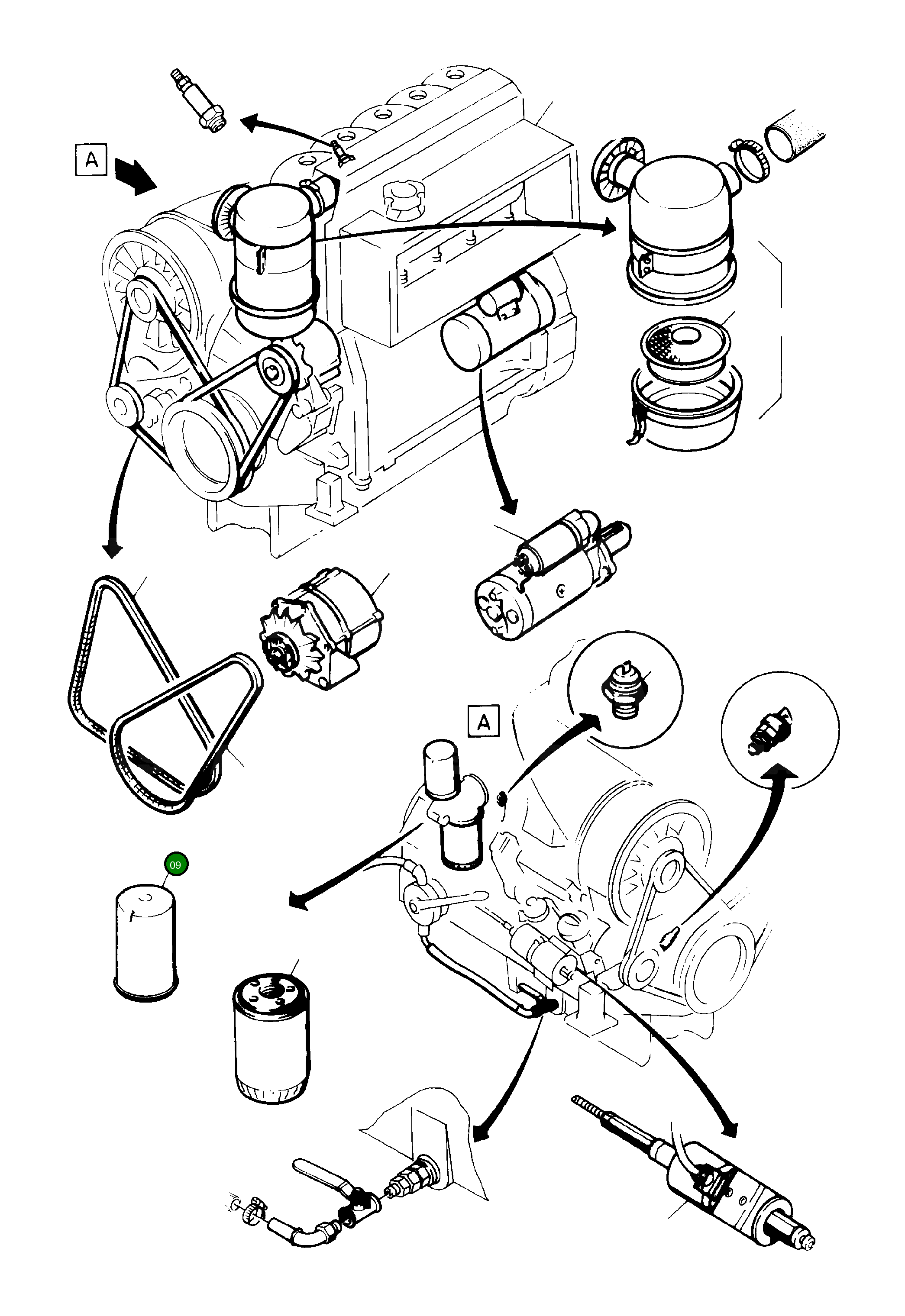 Топливный фильтр 206 091 40 Komatsu
