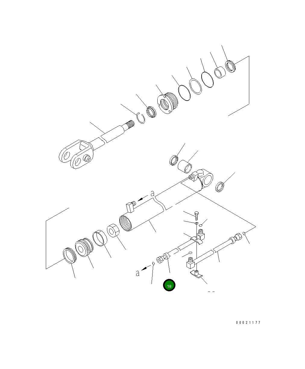 Трубка 707-86-45681 Komatsu