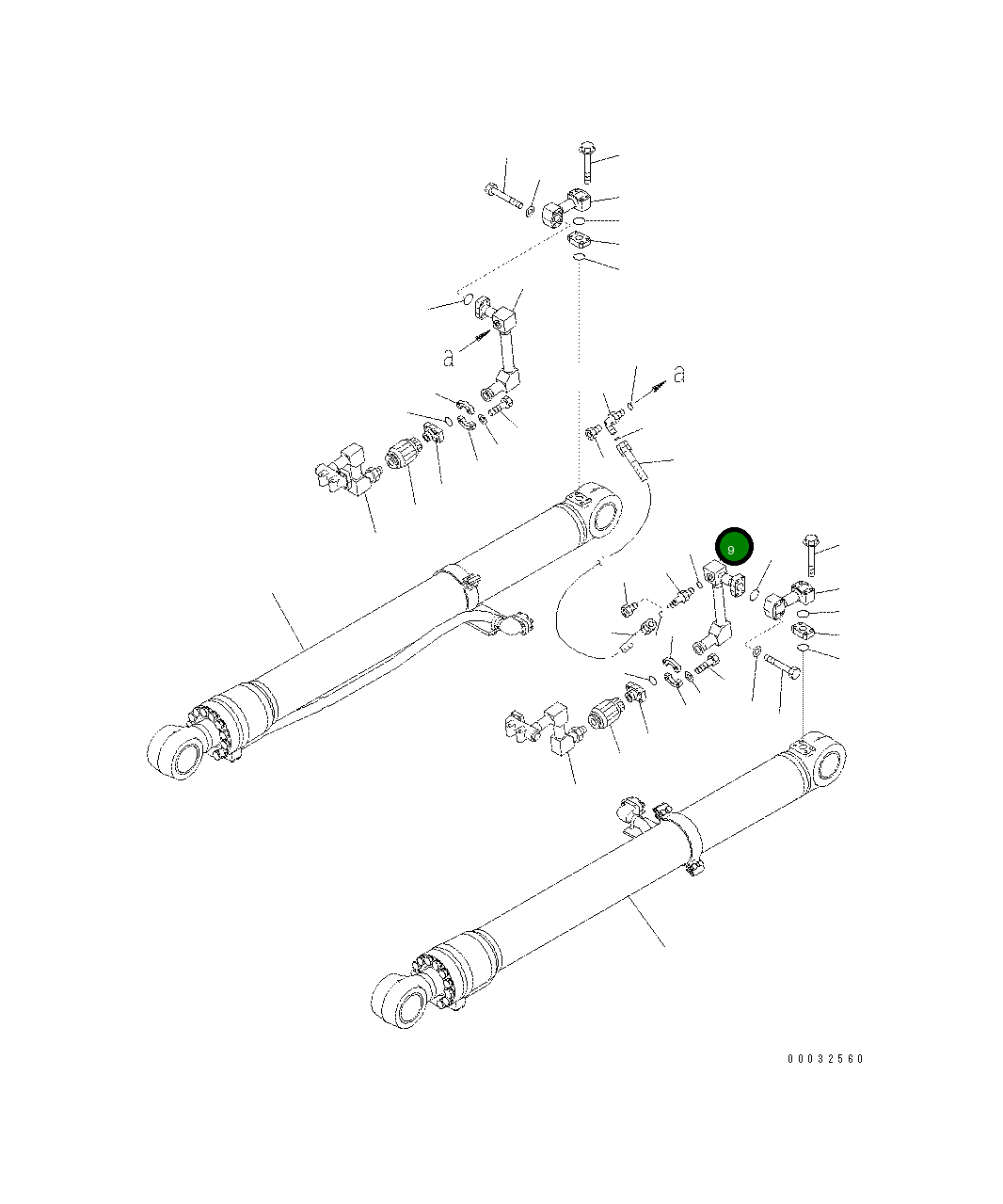Трубка 208-63-81250 Komatsu