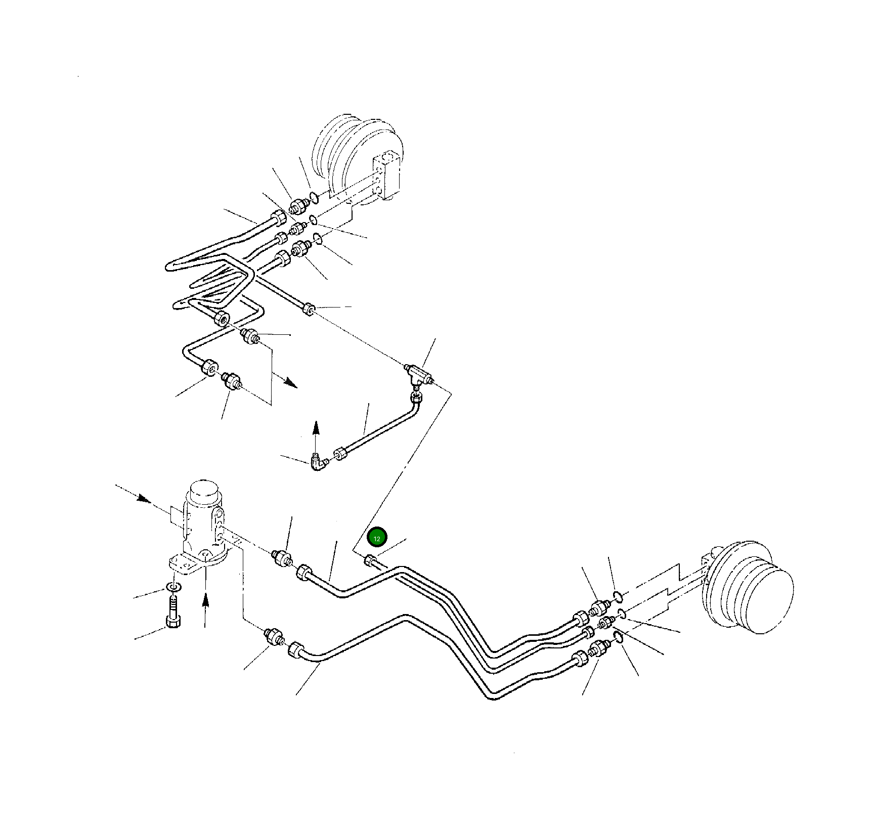 Труба 3F2069056 Komatsu