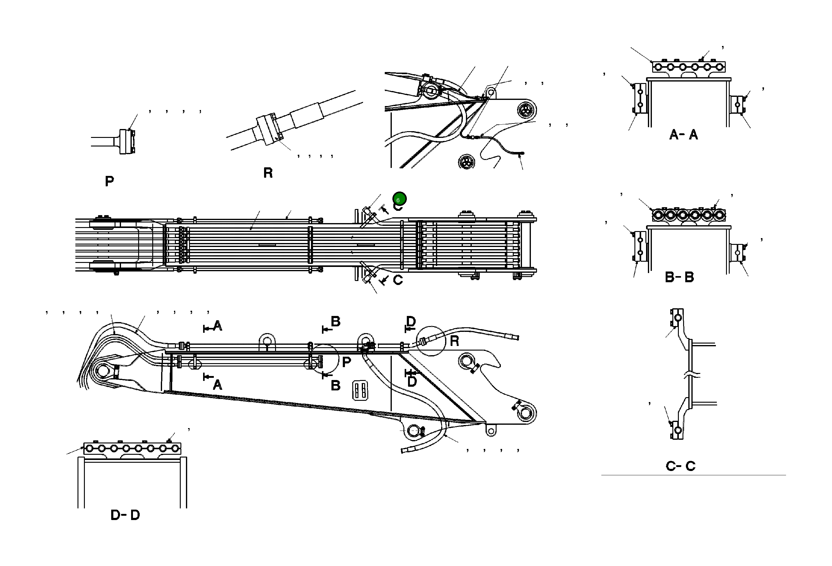 Трубка 207-62-KB270 Komatsu