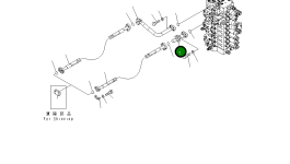 Трубка 208-62-73160 Komatsu