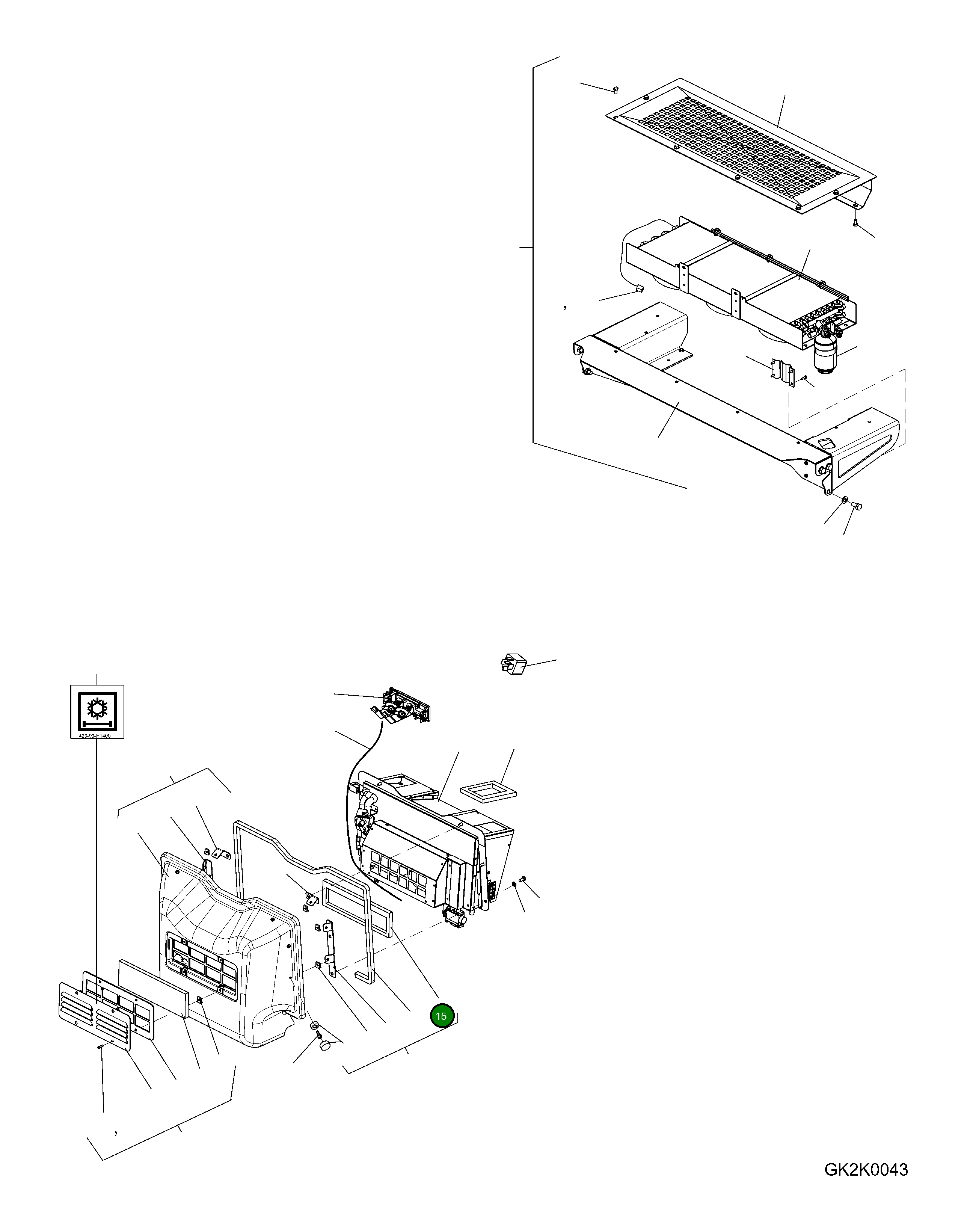 Уплотнение 421-56-H0R40 Komatsu