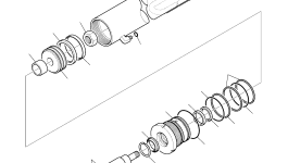 Цилиндр 721-11-12921 Komatsu