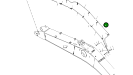 Трубка 208-62-75240 Komatsu
