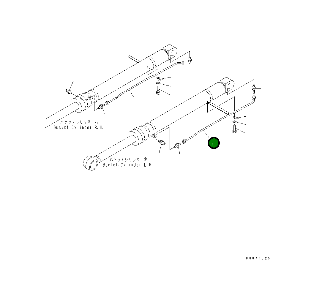 Трубка 208-72-72470 Komatsu