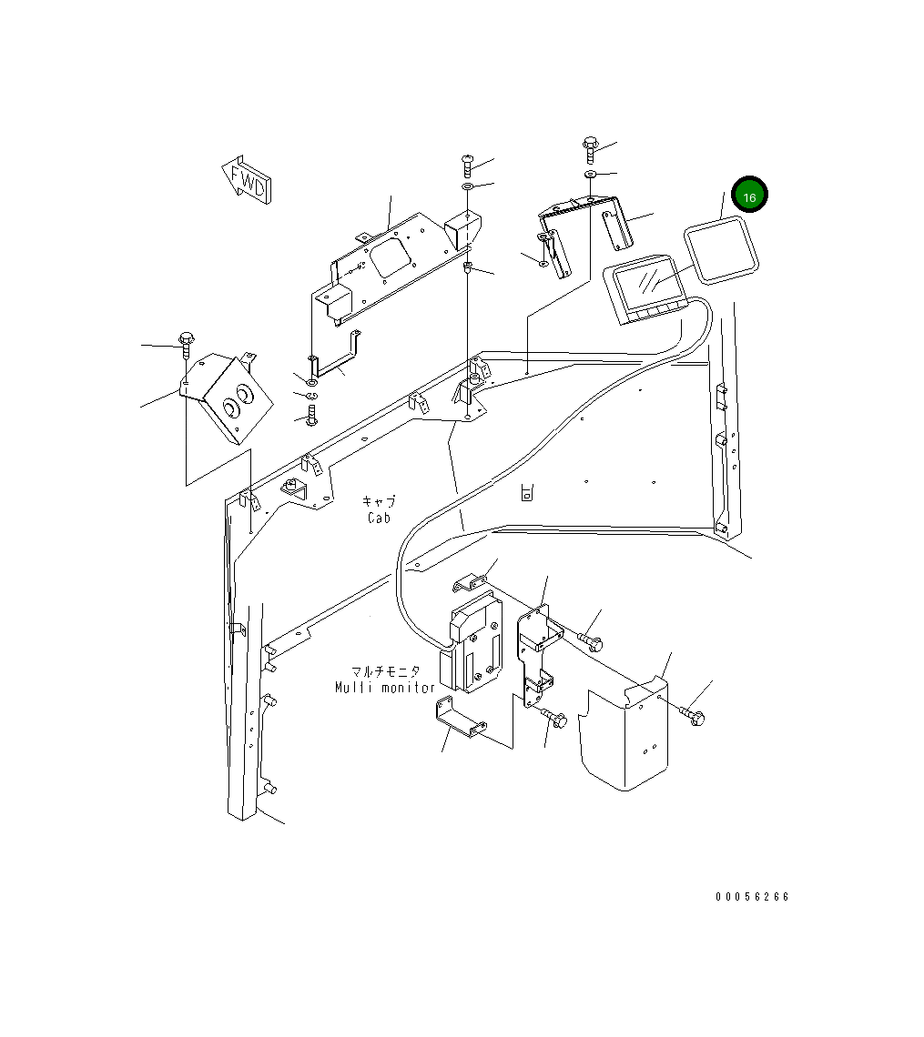 Уплотнение 42C-56-12940 Komatsu