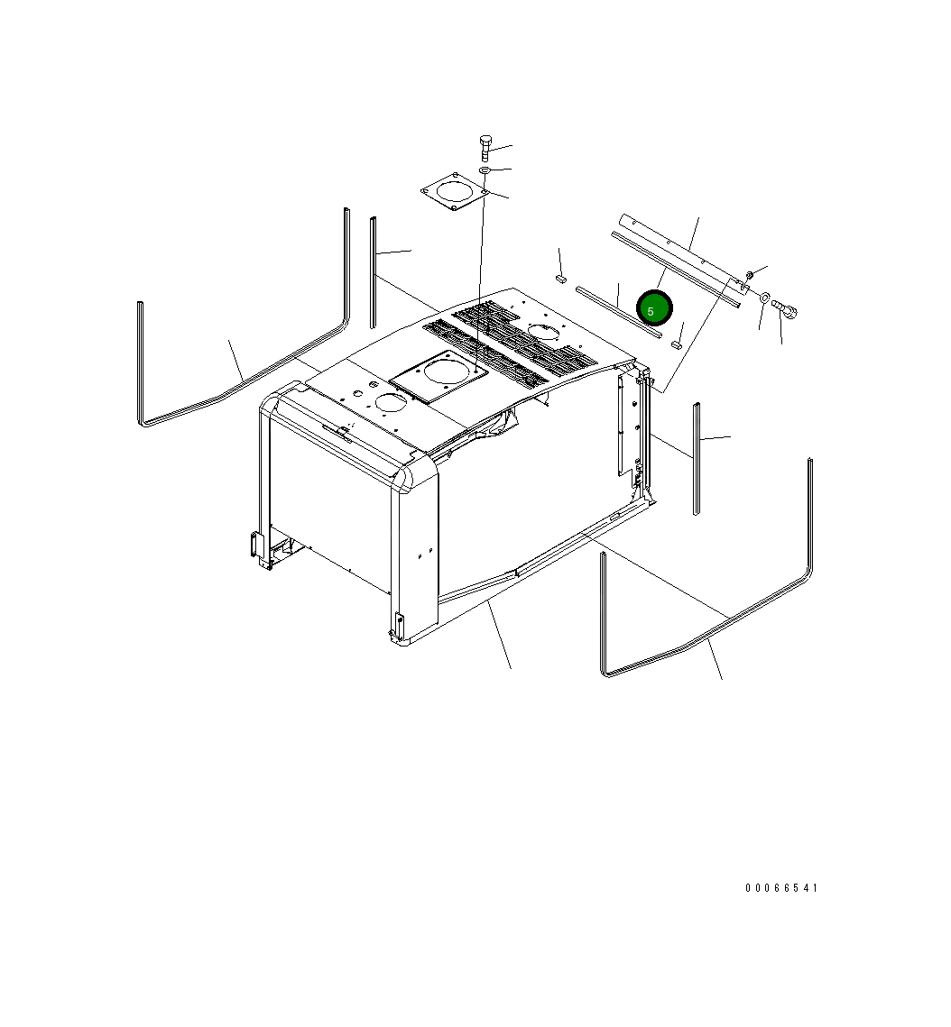 Уплотнение 418-54-33260 Komatsu