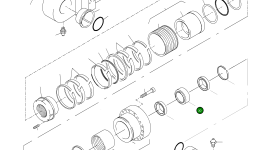 Уплотнение штока 932 550 40 Komatsu