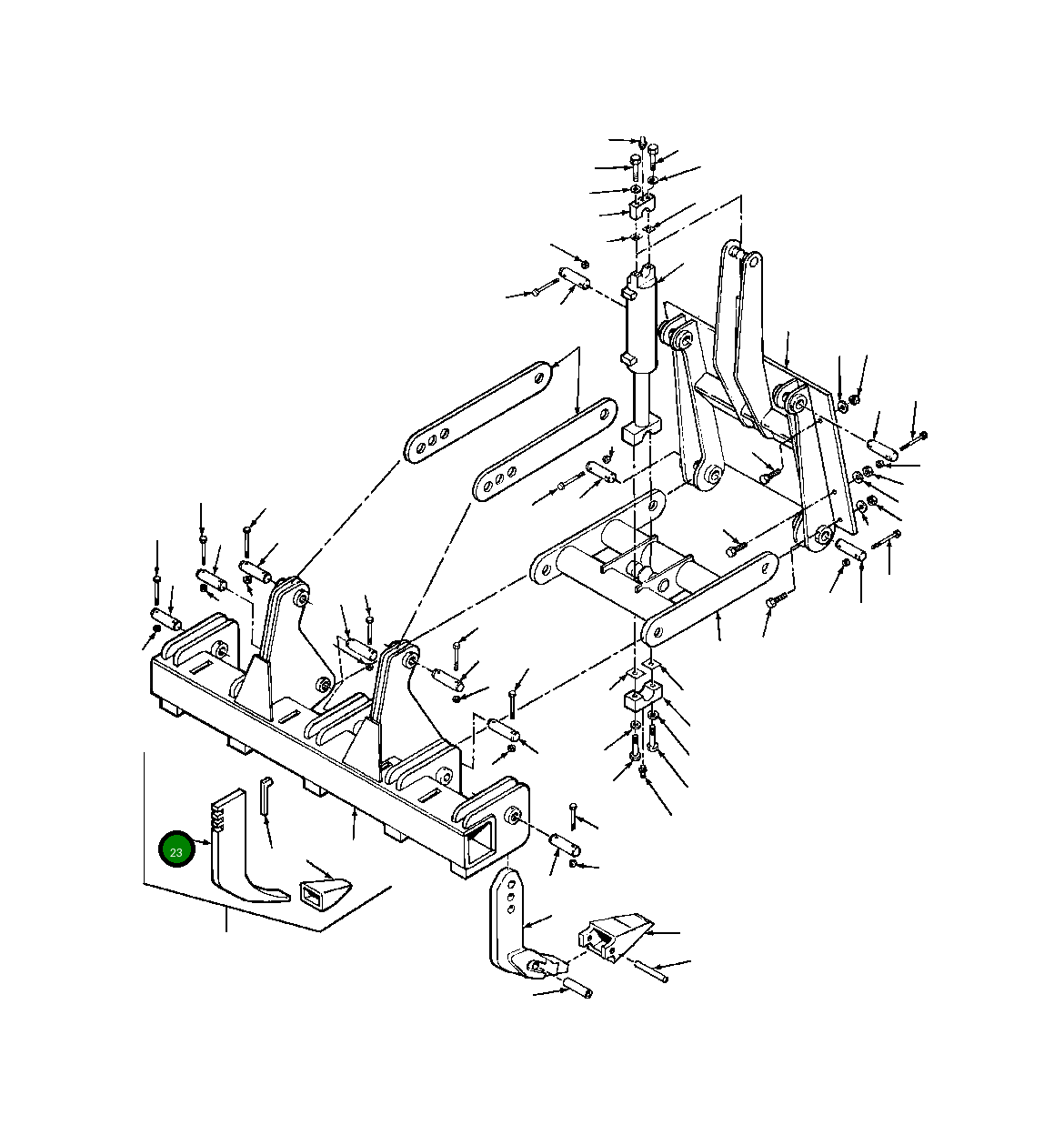 Хвостовик 31 280DH45 Komatsu