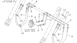 Трубка FF7817-62270 Komatsu