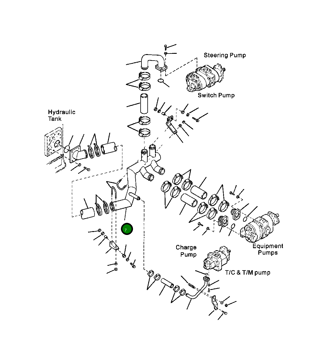 Трубка 426-62-24111 Komatsu