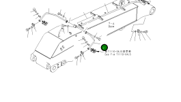 Трубка 208-72-71530 Komatsu