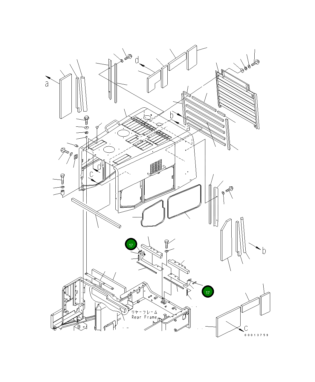 Уплотнение 425-54-13480 Komatsu