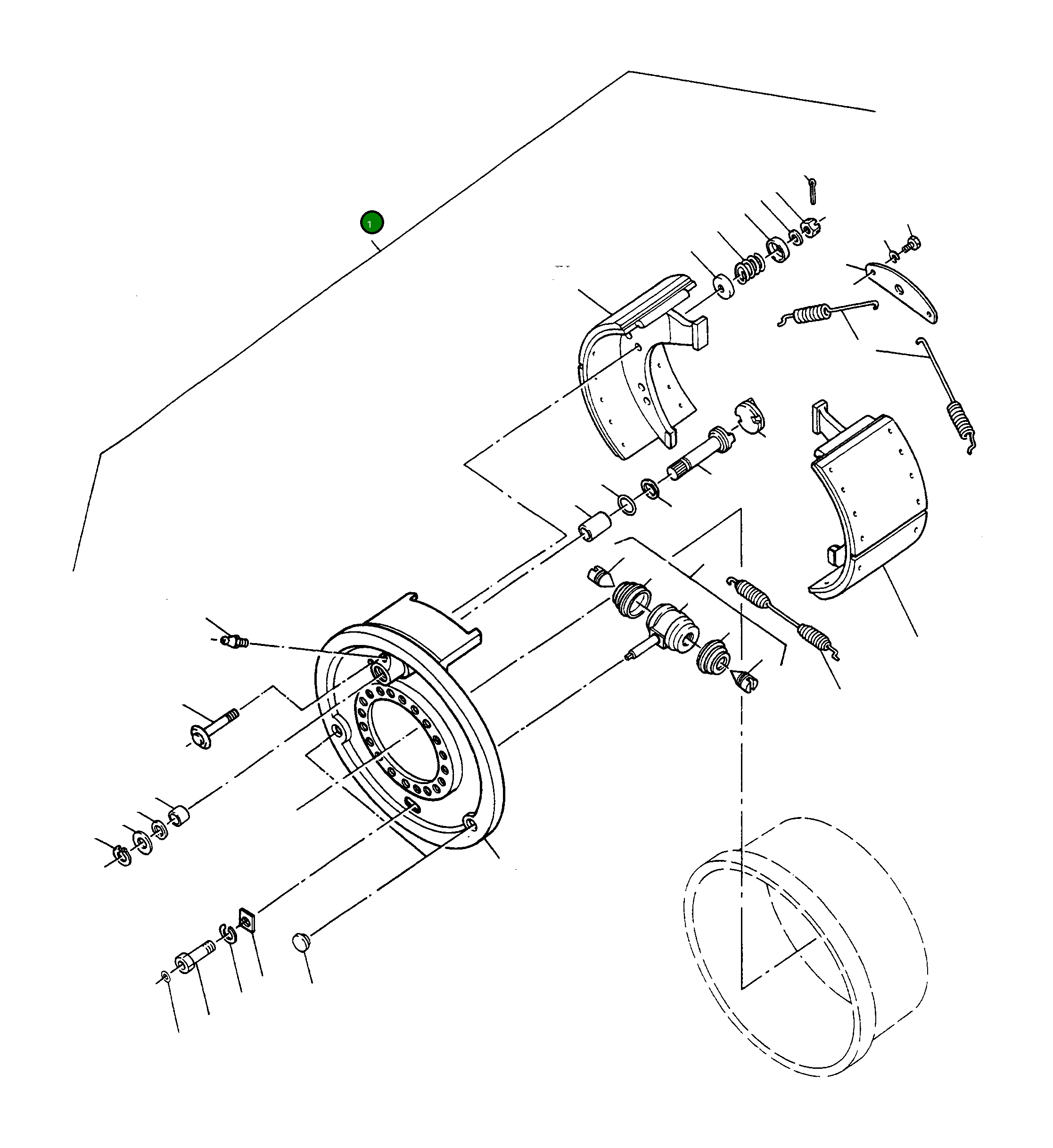 Тормоз 2948373M91 Komatsu