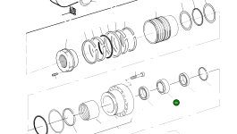 Уплотнение штока 932 902 40 Komatsu