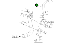 Труба 6711-61-6511 Komatsu