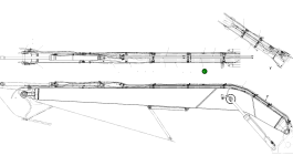Трубка 206-62-KA250 Komatsu