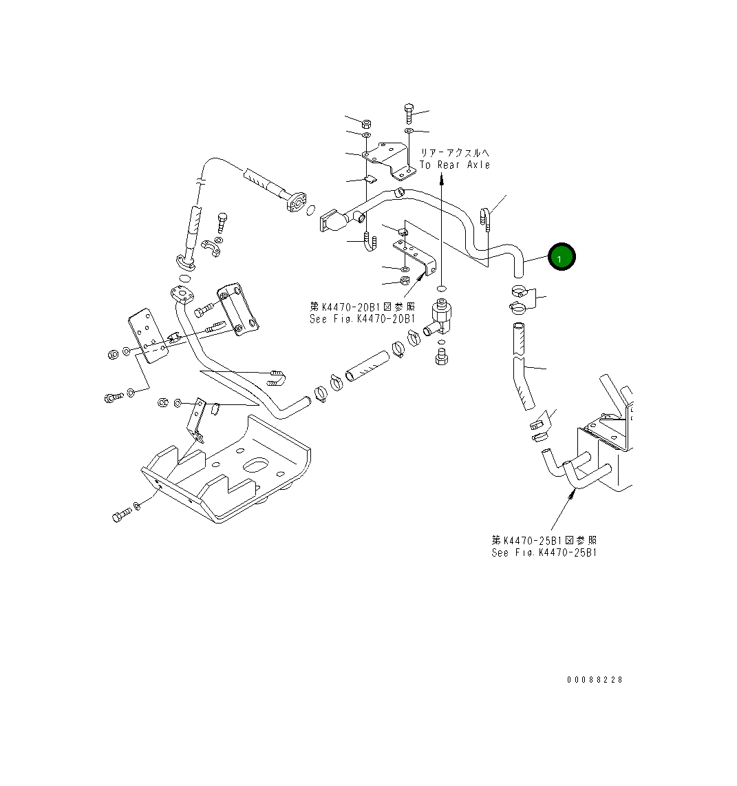 Трубка 427-S05-5730 Komatsu