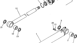 Цилиндр 20T-63-66340 Komatsu