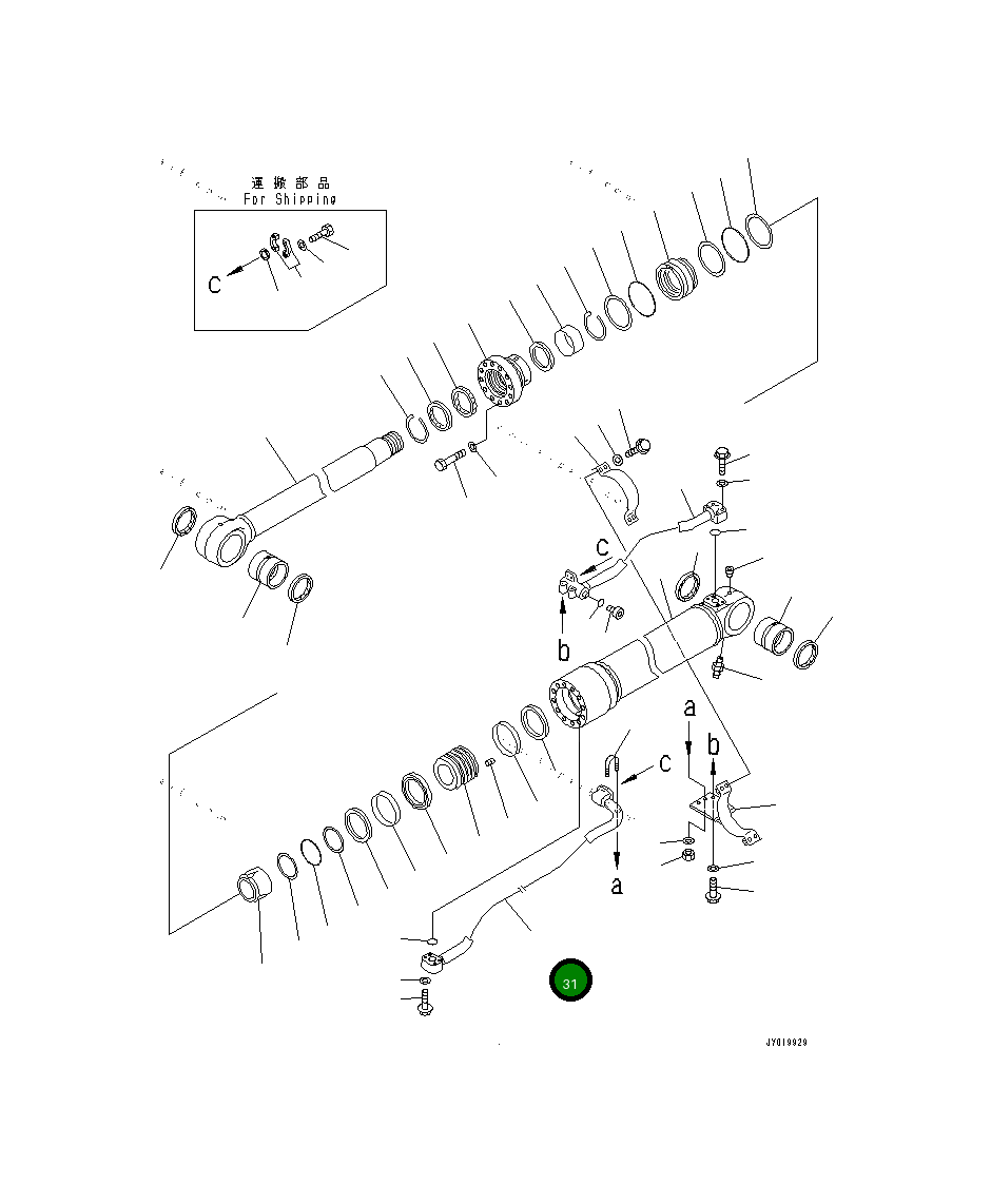 Трубка 707-86-00810 Komatsu