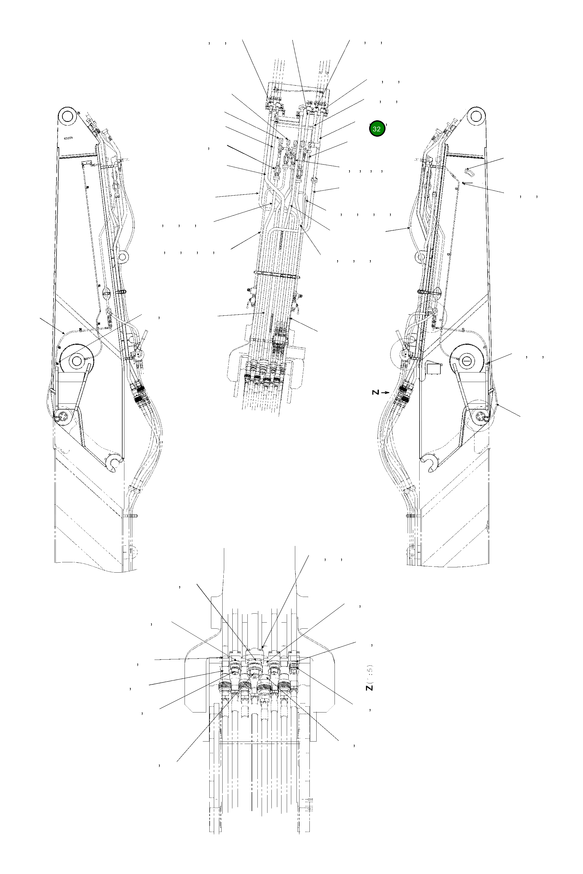 Трубка 208-62-85916 Komatsu