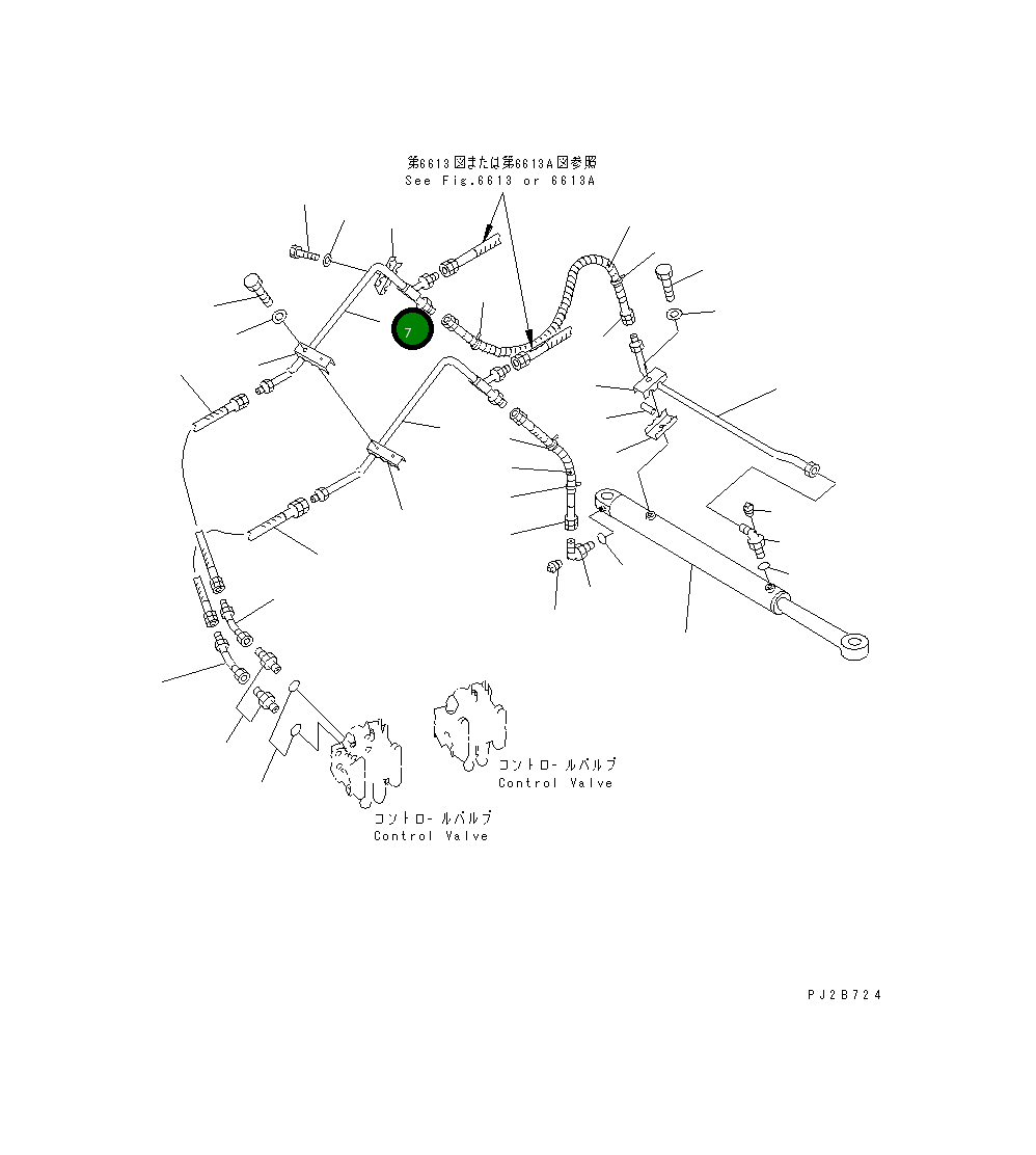 Трубка 263-60-34330 Komatsu