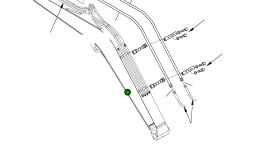 Труба 22K-973-R510 Komatsu