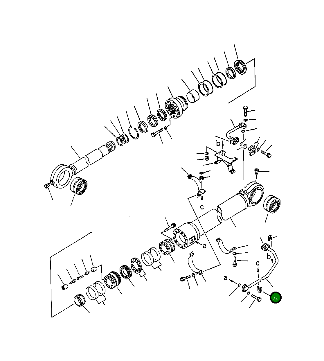Трубка 209-62-68260 Komatsu