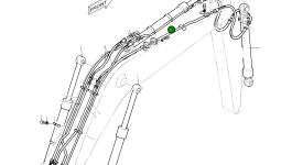 Труба 2183-4411A Komatsu