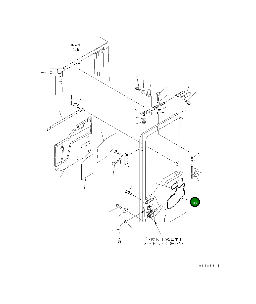 Уплотнение 42C-56-31230 Komatsu