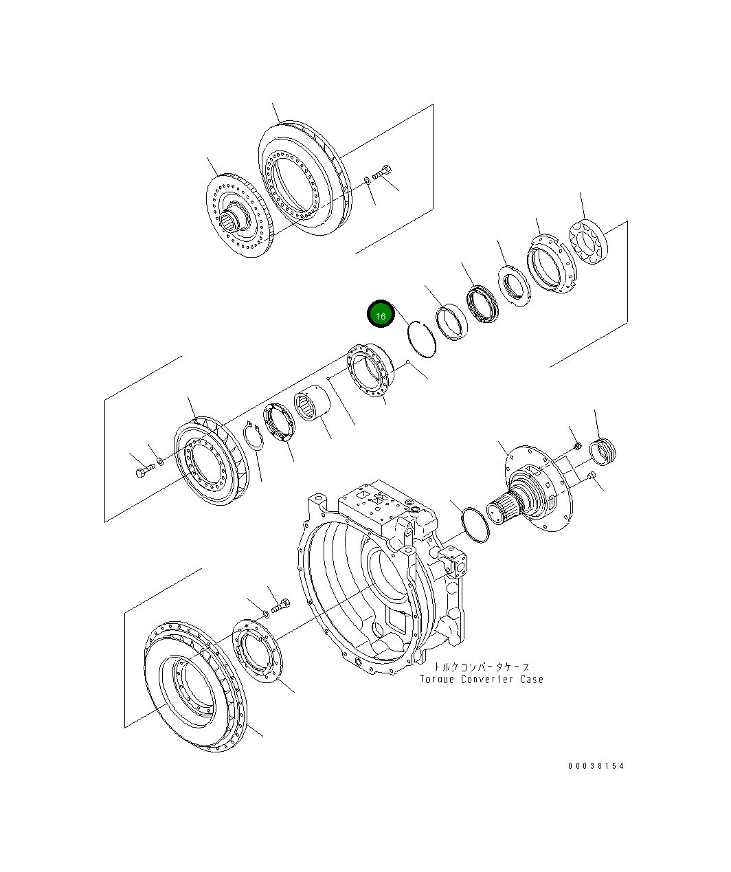 Стопорное кольцо 569-13-52180 Komatsu