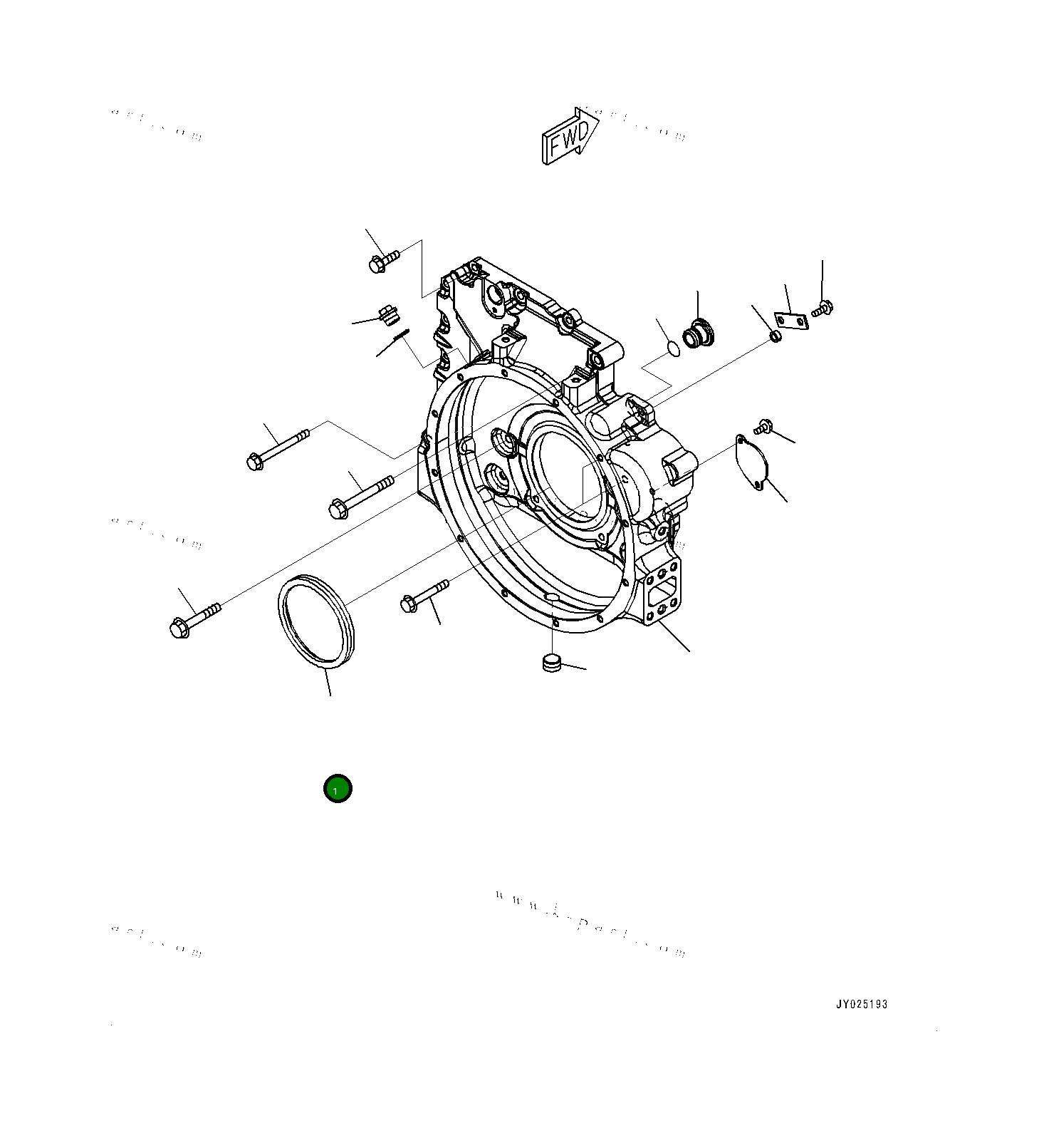 Уплотнение 6736214221 Komatsu