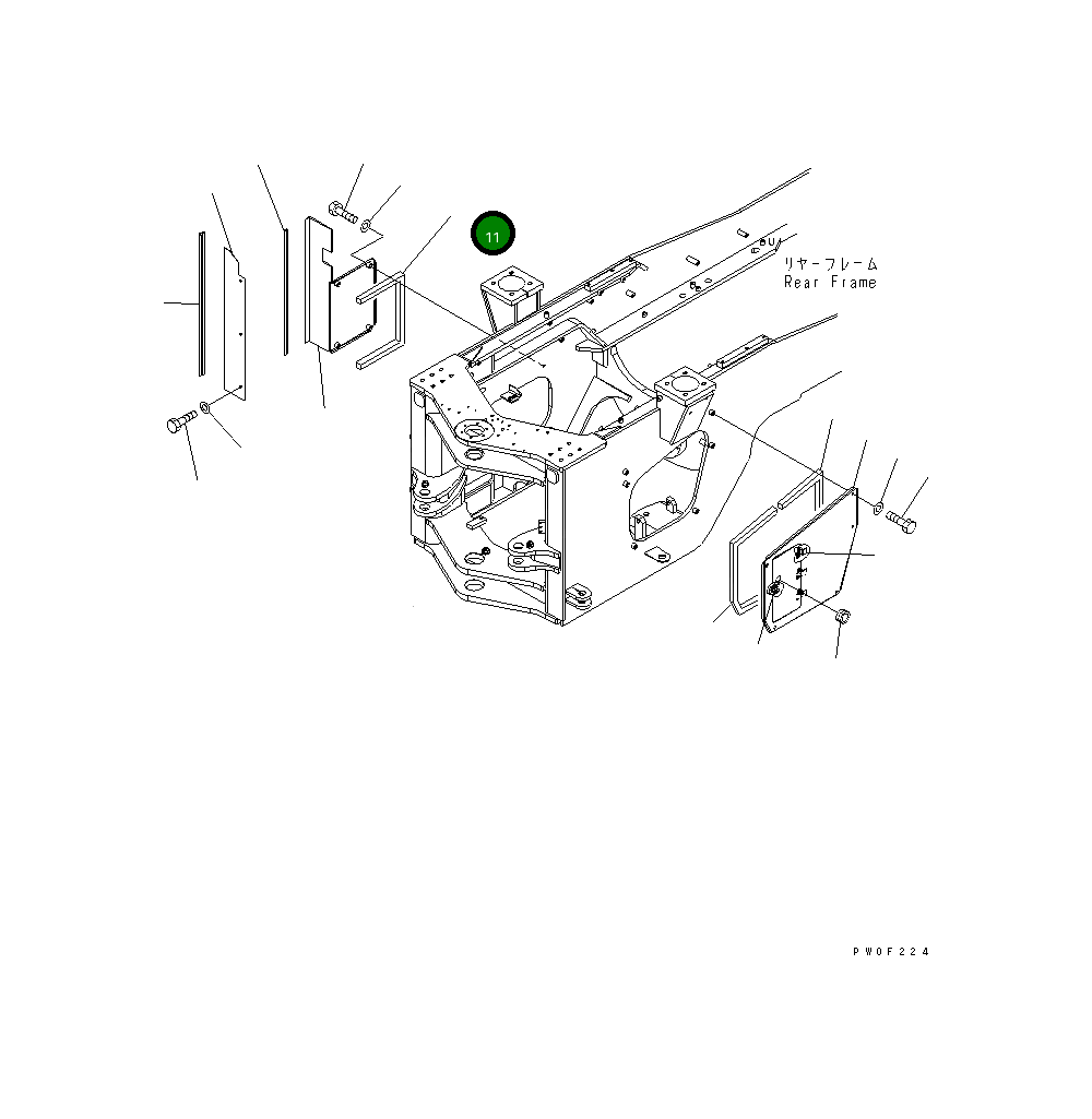 Уплотнение 424-46-34490 Komatsu