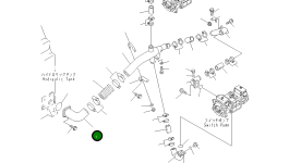 Трубка 427-62-14312 Komatsu